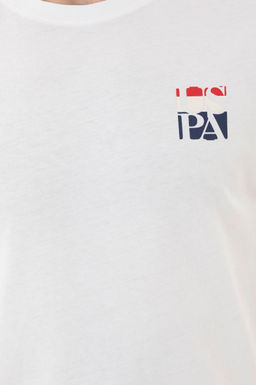 Футболка U.S. Polo Assn белая из хлопка  фото 14