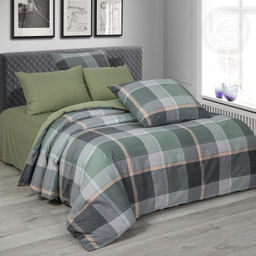 Клаус 2 сп. с Евро/Пододеяльник (молния): 1 шт. - 215*175; Простыня: 1 шт. - 240*240; Наволочка: 2 шт. - 70*70 Велюр Классик - Артпостель фото 2