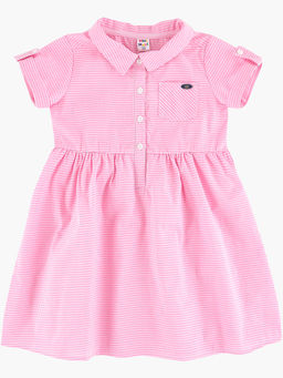 Платье для девочки нарядное UD 2684 клетка розовая - Mini maxi фото 7