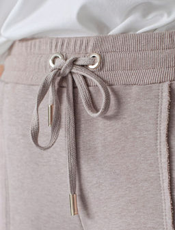 Брюки прямые из премиального футера двухнитки с эластаном