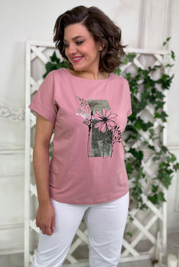 Футболка Rumoda 2054 розовый/короткий рукав