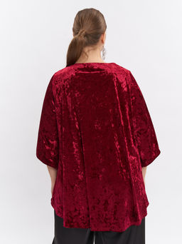 Туника из бархата TU03611RED29 - Артесса фото 6