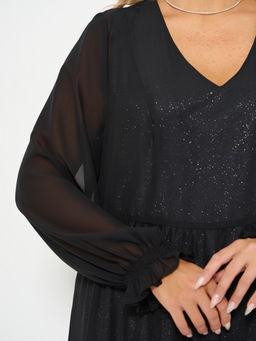 Платье 0355-1 чёрный кристалл