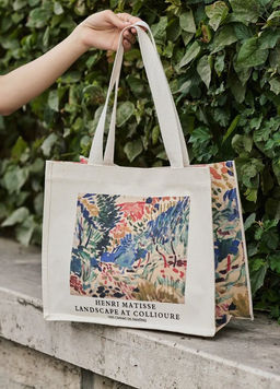 сумка 100% хлопок(канвас) авторский принт ВАН ГОГ - Sahar art lab фото 8