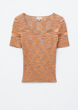 Top de canal? con cuello redondo