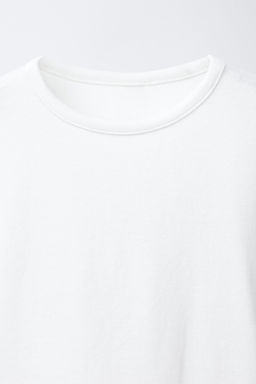 PLAIN T-SHIRT WITH MODAL - Zara фото 3