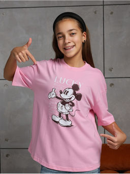 Футболка "Мышка" розовый Девочка