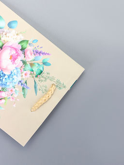 Цена за 4 шт. Пакет подарочный ламинированный Чудеса 11.5?14.5?6.5 см