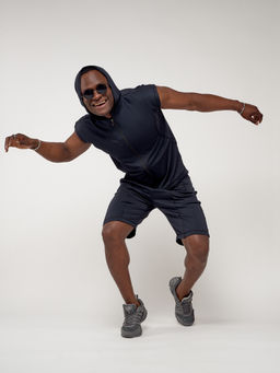 Спортивный костюм летний мужской темно-синего цвета 2262TS - Chunmai фото 8