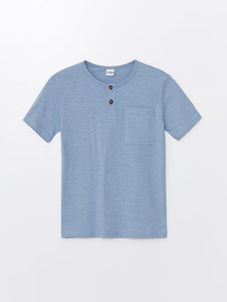 Bisiklet Yaka Basic K?sa Kollu Erkek ?ocuk Ti??rt