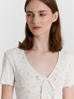 КОМПЛЕКТ ЖЕНСКИЙ (БЛУЗА, ШОРТЫ) - Mark formelle фото 6