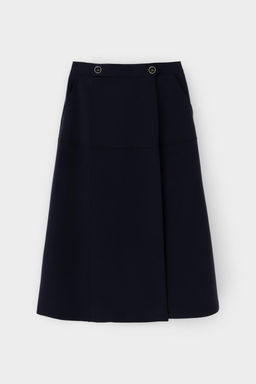 ЕВТ 7027/индиго юбка жен