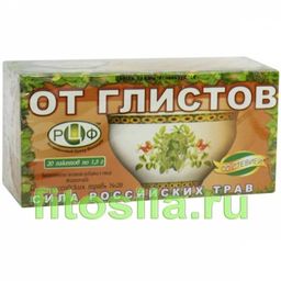 Фиточай "Сила российских трав" №28: от глистов, 20 ф/п х 1,5 г