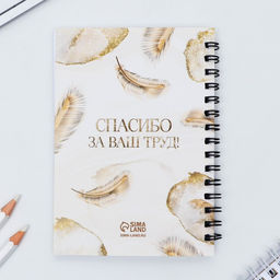 Подарочный набор, блокнот А6, 60 л., магнитные закладки, ручка «Учитель»