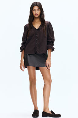 Blusa con detalles de encaje - H&m фото 3