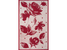 Полотенце махровое 6с104.411ж1 Вальс цветов(бордо) 67х40см