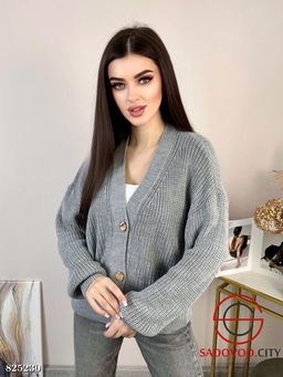 Кардиган вязаный на пуговицах