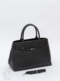 Сумка женская кожаная 8018-2S black Velina Fabbiano-Safenta