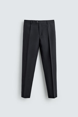 100% WOOL ORIGINS SUIT TROUSERS - Zara фото 13