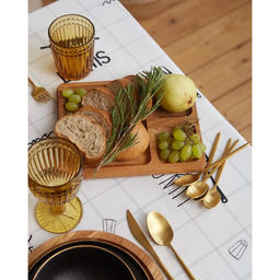 Скатерть Этель Homemade 149х110см, 100% хлопок, саржа 190 г/м2  фото 6