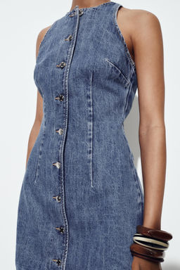 Z1975 DENIM MINI DRESS - Zara фото 11