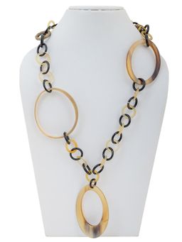 Украшение бусы из рога № Р-005