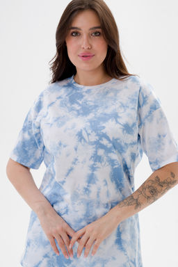 Костюм из кулирки унисекс дым голубой макси - Амадэль фото 16