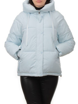 A2303 LT. BLUE Куртка зимняя женская (150 гр. холлофайбер) - Фабричный китай фото 3