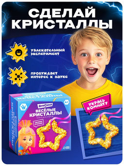 Выращивание кристалла Фиксики. Симка, набор для опытов  фото 4