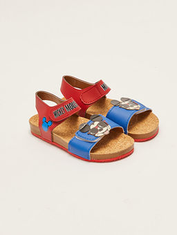 Mickey Mouse Lisansl? Tek Bantl? C?rt C?rtl? Erkek ?ocuk Sandalet
