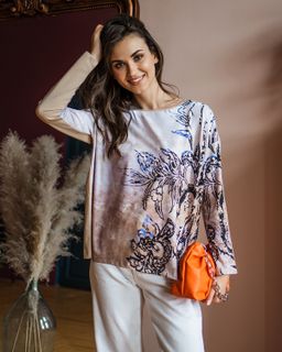 Лонгслив свободного кроя 61.7.7