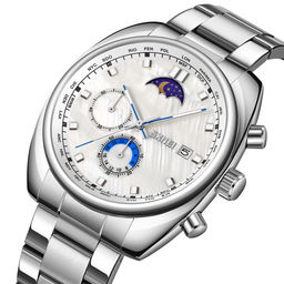 Часы наручные Skmei мужские кварцевые 9325silver-white