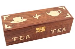 Шкатулка под чай 8*23*8 № Шк5296 (дерево) - Ганг фото 3
