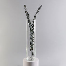 Ваза для цветов «Иберетта-1», 4.65 л, 50×12 см, стекло, прозрачная