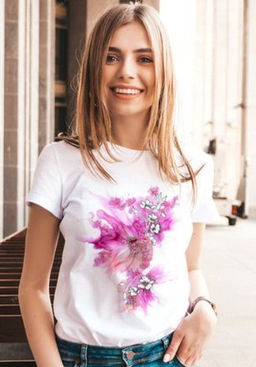 Эксклюзивная футболка Yana Pletneva упаковка плотный Zip пакет!