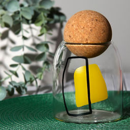 Банка стеклянная для хранения сыпучих продуктов и круп «Абстракция», 400 мл