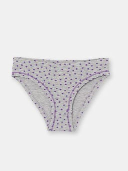 CRB wear/CWJG 10112-11 Трусы для девочки, светло-серый меланж/Ex.Cherubino  фото 2