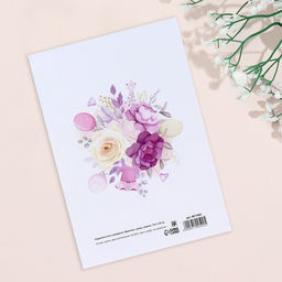 Папка под свидетельство о рождении Девочка рамка, шарики, А5 - Дарим Красиво фото 2