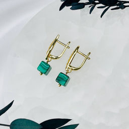 Серьги из Малахита