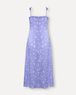 Сиреневое платье с цветочным принтом - Incity фото 3