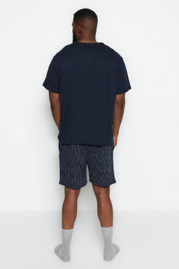 TRENDYOL MAN Buyuk Beden Bordo Regular Fit Rahat Bask?l? Sortlu Pijama Tak?m? TMNSS23PT00014 - Trendyolmilla фото 32