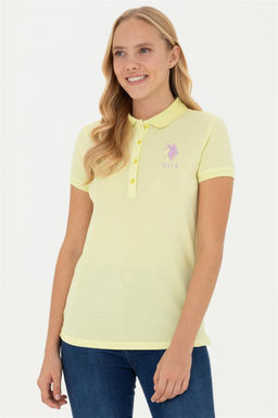 Женщина светло -желтая базовая скидка на сюрприз в корзине - U.s. polo assn фото 3