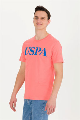 U. S. Polo Assn Мужская базовая футболка с круглым вырезом Salmon - U.s. polo assn фото 9