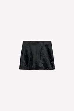 LEATHER AND SHEEPSKIN SHORT SKIRT LUDOVIC DE SAINT SERNIN x ZARA  фото 3