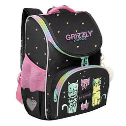 RAm-584-2 Рюкзак школьный с мешком - Grizzly фото 4
