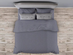 Наволочка 40*40 см, бязь Комфорт (220) (Виши, темно-синий) - Ивановотекстиль фото 5