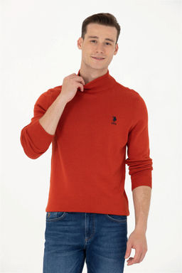 U. S. Polo Assn Мужской базовый свитер с плиткой - U.s. polo assn фото 8