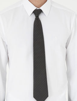 Beyaz Slim Fit Uzun Kollu Basic G_mlek