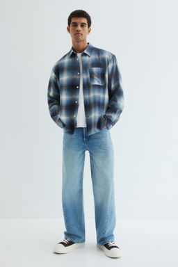 Camisa de franela Loose Fit - H&m фото 4
