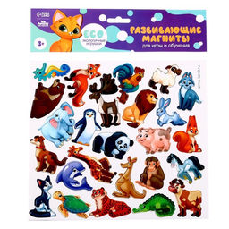 Развивающие магниты Животные - Лесная мастерская фото 2
